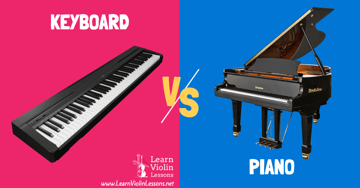 keyboard vs piano difference